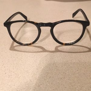 Warby Parker Stockton glasses in Whiskey Tortoise